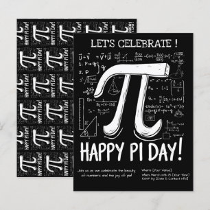 Happy Pi Day Postcard - Fun Math Postkarte