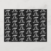 Happy Pi Day Postcard - Fun Math Postkarte (Rückseite)