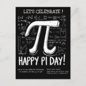 Happy Pi Day Postcard - Fun Math Postkarte (Vorderseite)
