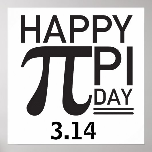 Happy Pi Day Poster (Vorne)