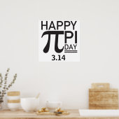 Happy Pi Day Poster (Küche)
