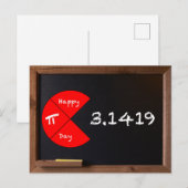 Happy Pi Day Postkarte (Vorne/Hinten)