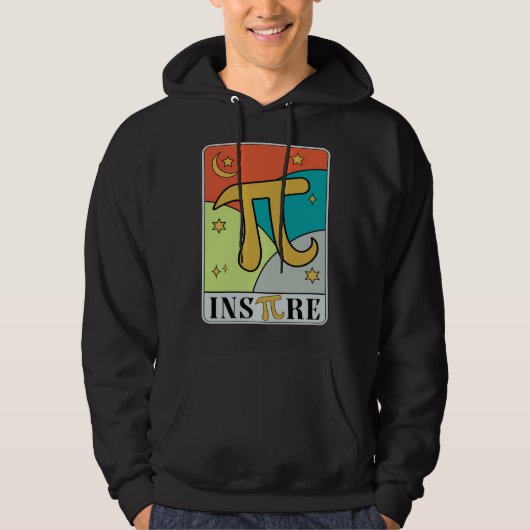 Happy Pi Day Retro Groovy Math Teacher Math Geek P Hoodie (Vorderseite)