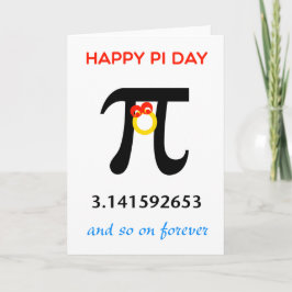 Happy Pi Day, So On und Forever Karte