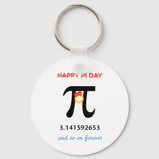 Happy Pi Day, So On und Forever Schlüsselanhänger (Vorderseite)