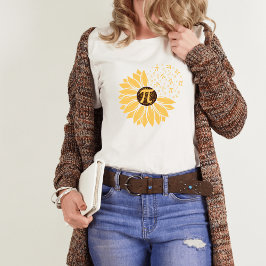 Happy Pi Day Sonnenblume T - Shirt