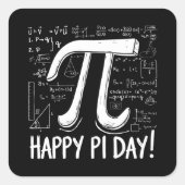 Happy Pi Day Sticker - Math Lover Gift - Pi Symbol (Vorderseite)
