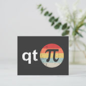 Happy Pi Day Süsse Feiertagspostkarte (Stehend Vorderseite)