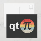 Happy Pi Day Süsse Feiertagspostkarte (Vorne/Hinten)
