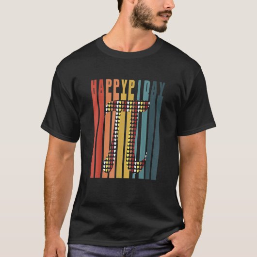 Happy Pi Day Symbol Mathematic Mathematical Lehrer T-Shirt (Vorderseite)
