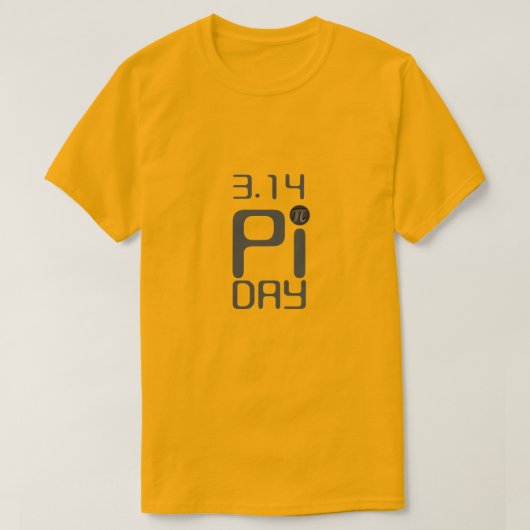 Happy Pi Day T-Shirt (Design vorne)