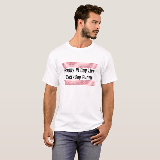 happy pi day t shirt (Vorne ganz)