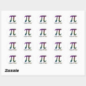 Happy Pi Day T-Shirts und Geschenke Runder Aufkleber (Blatt)