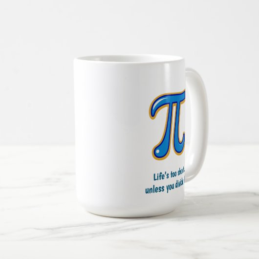 Happy Pi Day Tasse - Math Lover's (VorderseiteRechts)