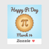 Happy Pi Day Vinyl Aufkleber (Blatt)