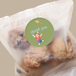 Happy Picnic Birthday Kids Boy Garden Danke Runder Aufkleber<br><div class="desc">Dieses lustige und niedliche Mädchen Geburtstag danke Ihnen Aufkleber zeigt einen fröhlichen kleinen Jungen fliegen einen Drachen. Erhöhen Sie das Geschenkerlebnis durch das Hinzufügen dieses niedlichen Aufklebers auf Gastgeschenken, Einladungen oder anderen stationären. In der Kollektion 'Bird on Balloon' sehen wir Kinder spielen, einen Ballon, einen Kuchen, eine Gitarre, einen Picknickkorb....</div>