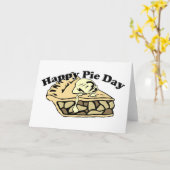 Happy Pie Day - Apple Pie Karte (Gelbe Blume)