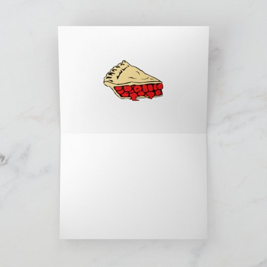 Happy Pie Day - Cherry Pie Karte (Innenseite)