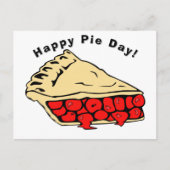 Happy Pie Day - Cherry Pie Postkarte (Vorderseite)