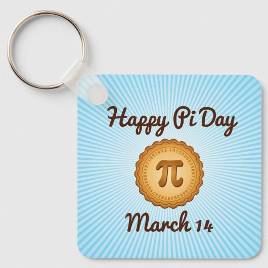 Happy Pie Day Schlüsselanhänger (Vorderseite)