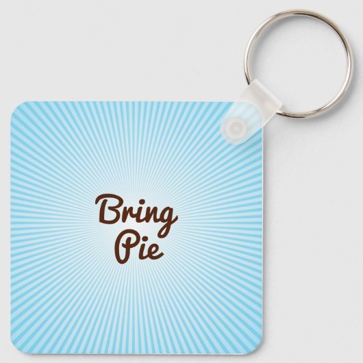Happy Pie Day Schlüsselanhänger (Rückseite)