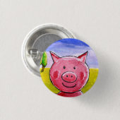 Happy Pig Button (Vorne & Hinten)