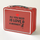 Happy Pig Day rettete das Schweinefleisch rett Metall Brotdose (Rückseite)