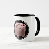Happy PIg Jahr 2019 3D Zweifarbige Tasse 2 (VorderseiteRechts)