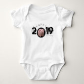 Happy PIg Jahr 2019 Original 3D Baby Bodysuit Baby Strampler (Vorderseite)