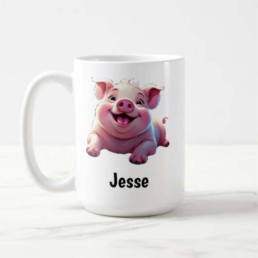 Happy Pig Kaffeetasse (Links)