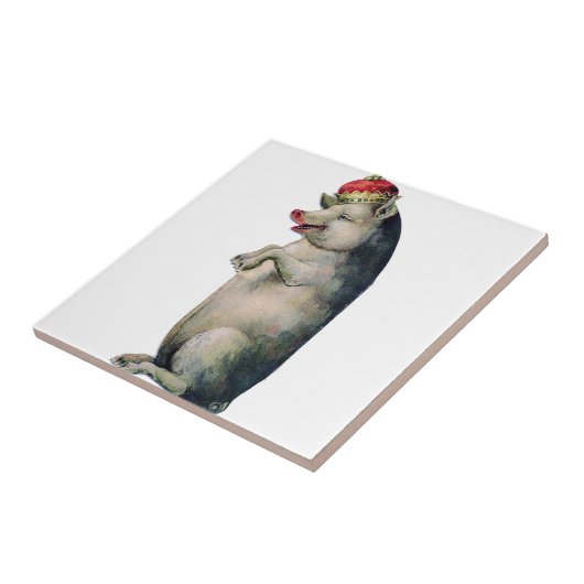 Happy pig king fliese (Seite)