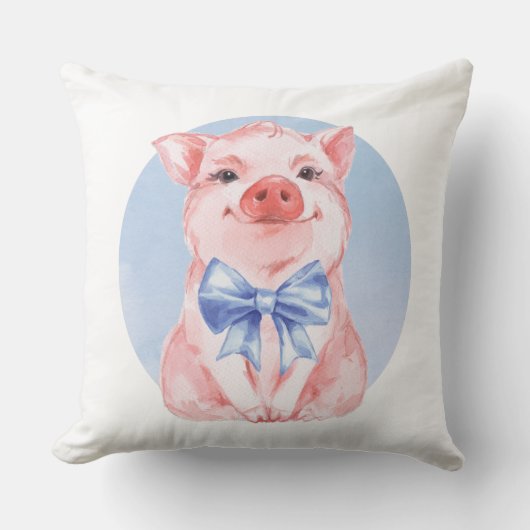 Happy Pig Kissen (Vorderseite)