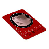 Happy PIg Neues benutzerdefiniertes Jahr 3D Wählen Magnet (Rechte Seite)