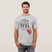 Happy PIg New Year 2019 Red Papercut Man T-Shirt (Vorne ganz)