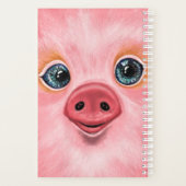 Happy Pig Planner mit Individuelle Name Text Planer (Rückseite)
