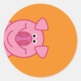 HAPPY PIG RUNDER AUFKLEBER