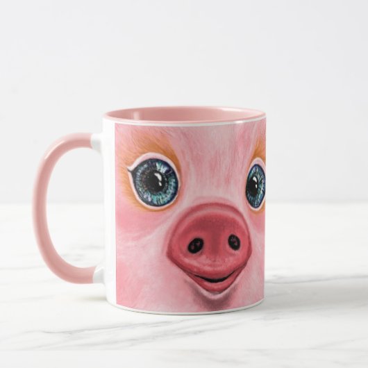 Happy Pig Tasse (Links)