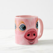 Happy Pig Tasse (VorderseiteRechts)