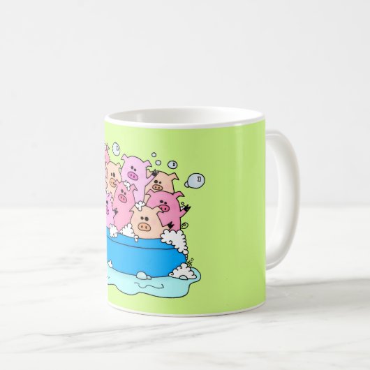 Happy Pig Tasse (VorderseiteRechts)