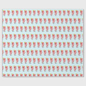 Happy Pig Wrapping Paper Geschenkpapier (Flach)