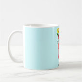 Happy Piggy mit Blume Tasse (Links)