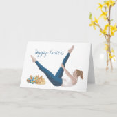 Happy Pilates Oaster Karte (Gelbe Blume)