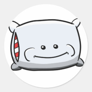 Happy Pillow Aufkleber