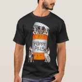 Happy Pills Australian Shepherd T-Shirt (Vorderseite)