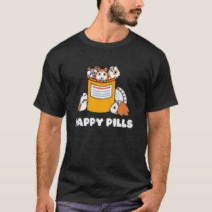 Happy Pills Guinea Pig Funny Niedliche Guinea Schw T-Shirt