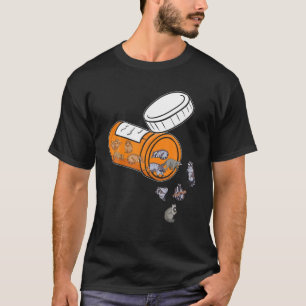 Happy Pills Raccoon T - Funny Raccoon Lover Gesche T-Shirt