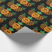 Happy Pineaple Design - Glossy Wrapping Paper, 30 Geschenkpapier (Ecke)