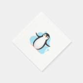 Happy Pinguin Serviette (Ecke)