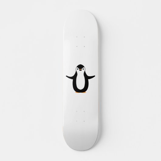 Happy Pinguin Skateboard (Vorne)
