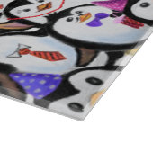 Happy Pinguins Party Cutting Board Schneidebrett (Ecke)